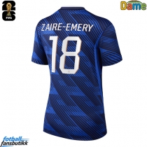 Frankrike Warren Zaire-Emery #18 Hjemmedrakt Dame VM 2026 Kortermet